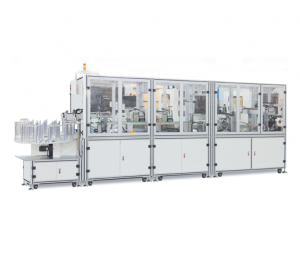 What are the industrial camera pixels configured for the labeling machine